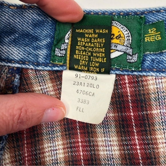 Vintage Cabela’s flannel lined mom jeans 12 - Picture 9 of 9